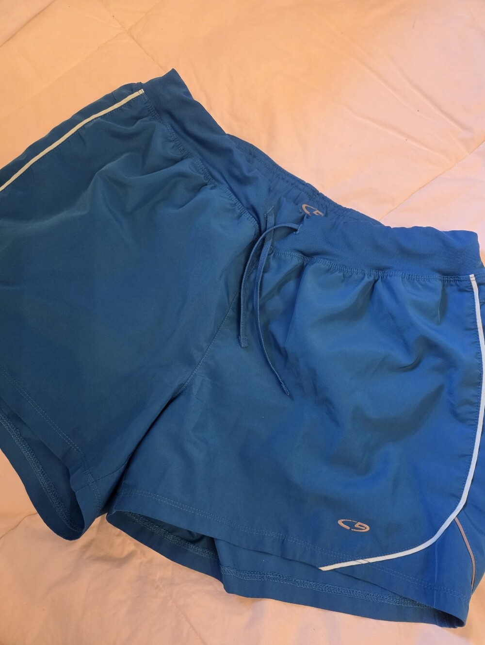 Women's Blue Athletic Running Shorts